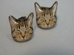 ★新品未使用★「キャットバード」ラブキャットピアス（ネコピアス）(Catbird)（ニューヨーク ブルックリン） AB40