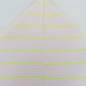 半衿 織り屋 糸り 糸利 半襟 縞 薄黄色 薄ピンク色 日本製 京都 丹後 和装小物 長さ110cm 新品