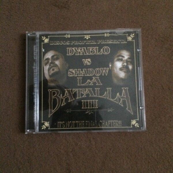 Dyablo vs Shadow La Batalla Parte 3 チカーノラップ ローライダー ギャングスター hiphop CD