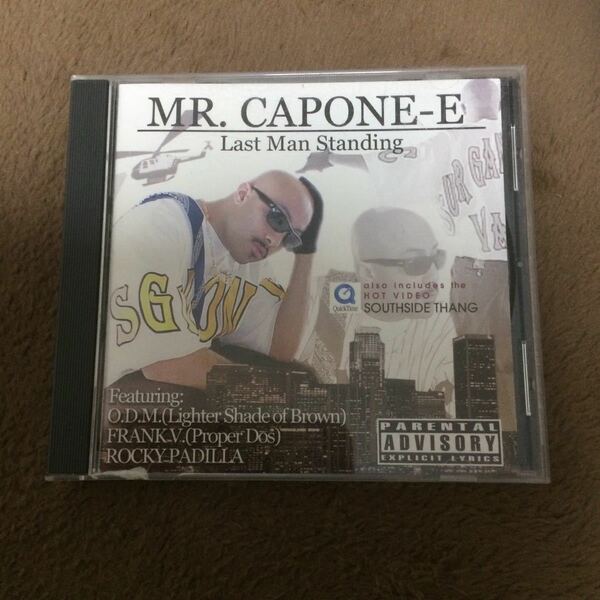Last Man Standing Mr.Capone-Eのアルバム　チカーノラップ ローライダー ギャングスター hiphop CD