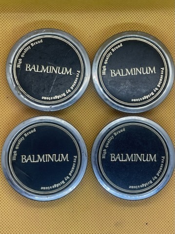 ☆中古 BRIDGESTONE BALMINUM バルミナ ホイールセンターキャップ 直径59mm 4枚 送料無料
