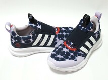 adidas marimekko アクティブライド2.0 紺 紫 22cm アディダス × マリメッコ 限定 スリッポン スニーカー レディース ガールズ GW7152_画像1