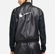 NIKE W SWOOSH ランニング ジャケット 黒 ブラック S ナイキ スウッシュ ラン トレーニング 陸上 DD6848-010_画像7