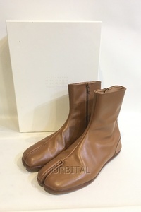 二子玉)Maison Margiela メゾンマルジェラ 足袋ショートブーツ tabi タビフラット 定価12万 S57WU0134 メンズ 41 26cm位 美品