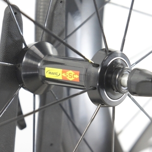 ◆◆マビック MAVIC コスミック カーボン COSMIC CARBON 80 TU チューブラー ホイール シマノフリー 11速 100/130mm QR 700C ロードバイクの画像4