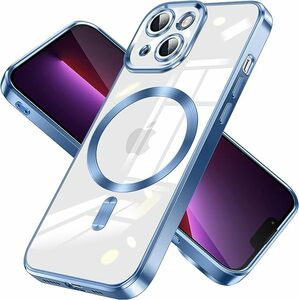 iPhone13 case clear plating processing whole surface protection MagSafe correspondence TPU soft iPhone 13 case Impact-proof transparent magnet installing 