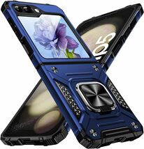 Galaxy Z Flip5 ケース リング付き 薄型 PC対応 ギャラクシー ゼット フリップ5 ケース レンズ保護 車載ホルダー対応 人気 携帯カバー_画像1