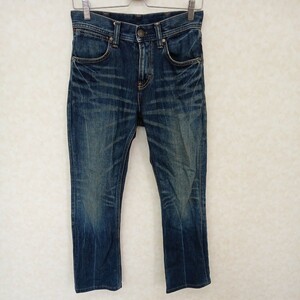 Джинсы джинсы джинсы Edwin 28 -INCH Blue Blue Cotton 100%Vintage