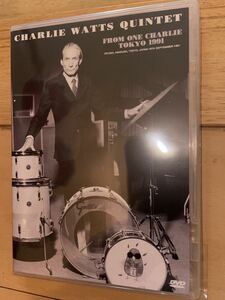 CHARLIE WATTS QUINTET FROM ONE CHARLIE DVD 新品未開封　チャーリーワッツ　ローリングストーンズ　rolling stones