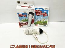 【1円】Wii カラオケ JOYSOUND Wii ゲームソフト USBマイク ゲーム機周辺機器 未検品 ジャンク K03-232tm/F3_画像1