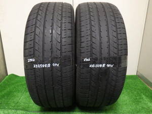 2702【中古タイヤ】トーヨー　トランパスR30 235/50R18 97Y 2本 引き取り取り付け 持ち込みタイヤ交換茨城 アルファード　ヴェルファイア