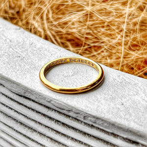 CHROME HEARTS クロムハーツ 22K バブルガムリング ウェディング US6 約11.5号 ゴールド リング 指輪 ペアリング 結婚指輪 婚約指輪 本物