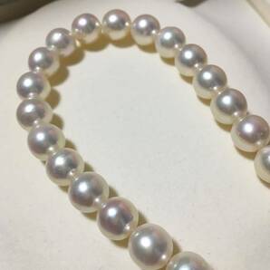 TASAKI 田崎 9.5ー10mm あこや真珠 田崎パール ネックレスの画像6