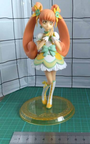 現状 ドキドキ! プリキュア キュアロゼッタ フィギュア 黄 パーツ欠品 Pretty Cure! DOKIDOKI! PreCure Cure rosetta figure