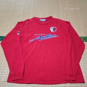 昔の 鹿島アントラーズ ビスマルク #10 ロングTシャツ サイズL サッカー Jリーグ Flags town