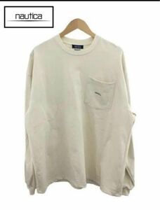 NAUTICA ノーティカ ロンＴ 長袖 tee 白 White ポケT