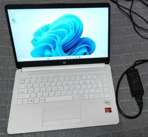 HP ノートパソコン 14s-dk Athlon Silver 3050U(Zen+) 16GB SSD256gb 14型 IPS液晶 windows11