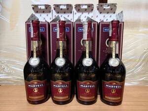 送料無料 4本 マーテル vsop COGNAC コニャック MARTELL メダイヨン レッド 赤 ラベル ブランデー 700ml 40 未開栓 箱 検索 ヘネシー 金 xo