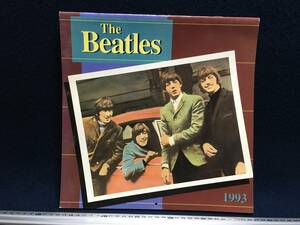 デッドストック品 未使用品 ザ・ビートルズ The Beatles 1993年 カレンダー 昔のポスター 未使用品 若き日 ジョンレノン リンゴスター 珍品
