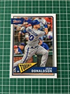 即決のみ！★PANINI MLB 2018 CHRONICLES #14 ジョシュ・ドナルドソン(JOSH DONALDSON)【トロント・ブルージェイズ】199枚限定 パラレル★