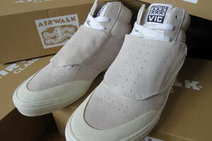 復刻完売レア★エアウォーク AIRWALK VIC 27.5 ビック US9.5 オリジナル WHITE ホワイト 白 スエード ハイカット SKATE 90' SUEDD SK8 HI