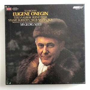 LP/ ショルティ / チャイコフスキー：歌劇「エフゲニー・オネーギン」 / US盤 イギリスプレス 3枚組 BOX LONDON OSA13112 30908