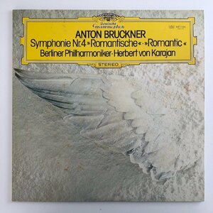LP/ カラヤン、ベルリンフィル / ブルックナー：交響曲第4番「ロマンティック」/ 国内盤 DGG MG1035 30913