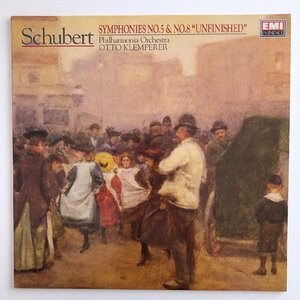 LP/ クレンペラー、フィルハーモニア管 / シューベルト：交響曲第5番、第8番「未完成」/ UK盤 EMI EMX-2135 30915