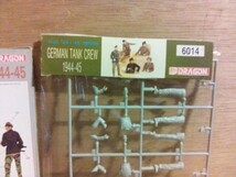 【未組立 外箱カット品】6014『GERMAN TANK CREW, 1944-45』1/35 '39-'45 SERIES ドラゴン DRAGON/ドイツ兵、兵士、戦車兵_画像2