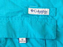 ☆送料無料☆ Columbia コロンビア USA直輸入 古着 半袖 ボタンダウン OMNI-SHADE オムニシェード PFG フィッシング シャツ メンズ 4X 中古_画像5