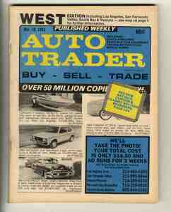 【d0473】83.3.10 AUTO TRADER [WEST EDITION] （米国ロサンゼルス周辺の中古車売買情報誌）