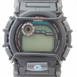 【希少品】カシオ ジーショック 1647 DW-003 CASIO G-SHOCK SS クォーツ デジタル ブラック×ライトブルー メンズ 男性腕時計[Pa969-DU8