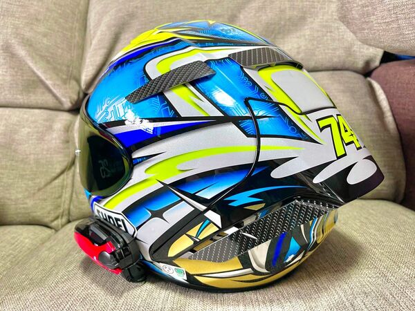 SHOEI X-Fourteen フラップカーボンステッカー