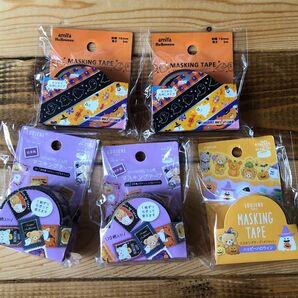 【未使用】マスキングテープ ハロウィン柄 5点