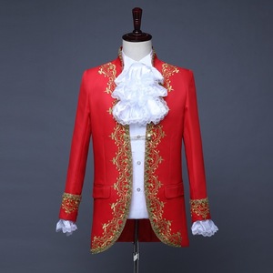  new goods fine quality 4 point set .. costume play clothes .. red tuxedo stage costume outer garment trousers XS S M L-XL chairmanship musical performance . presentation 
