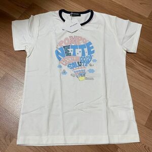 新品未使用　タグpom ponette ポンポネット　半袖　160 M Tシャツ　タグ付き　トップス　白　ホワイト