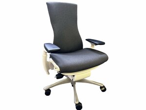 ■Herman Miller ハーマンミラー エンボディチェア グレー/ホワイト 2022年張替え済 2010年製 10 デスクチェア オフィスチェア