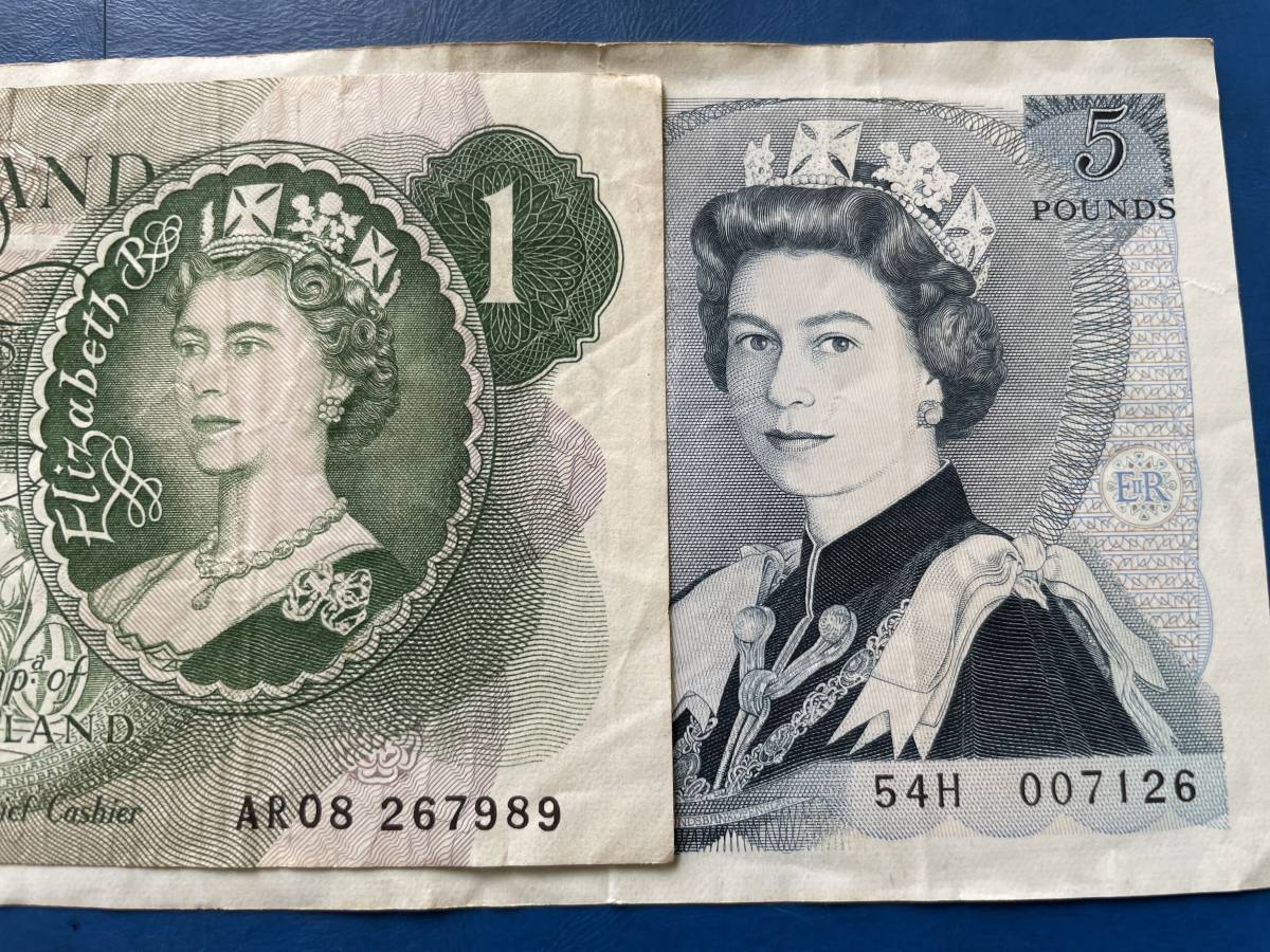 ヤフオク! -「イギリス 5ポンド」(紙幣) (貨幣)の落札相場・落札価格