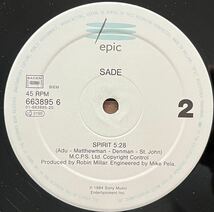 希少 HOL盤 SADE / SMOOTH OPERATOR 12インチ レコード 中古品_画像6