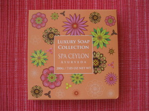 SPA CEYLON スパセイロン 石鹸 4in1 50g×4種♪アーユルヴェーダ スリランカ製 オレンジ箱 ♪♪♪