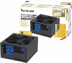 新品 玄人志向 80Plus GOLD 1000W ATX 電源 ユニット フルプラグイン KRPW-GR1000W/90+　2023~3年保証有