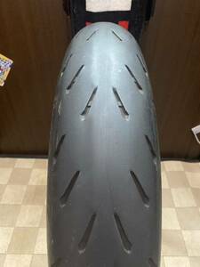 中古MCタイヤ MICHELIN 2CT power RS 120/70ZR17 ミシュラン パワー 120 70 17 5116 A2640