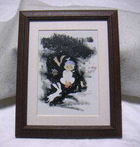 Art hand Auction 岩崎千寻雪奇幻胶印再现, 包括木框架, 立即购买, 绘画, 水彩, 肖像