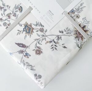  новый товар ZARA HOME Zara Home многоцветный цветок принт Flat простыня Queen мульти- покрытие цветочный принт белый ecru 