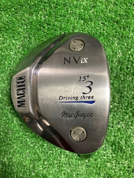 全国送料無料 中古 フェアウェイウッドヘッド単品 マグレガー NV iX 3W 15° yh-203