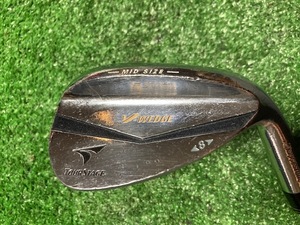 全国送料無料　　中古ウェッジ　ツアーステージ　V-WEDGE MID SIZE 50°　バンス8° 　純正スチールＳ　35.5インチ　 Y1384