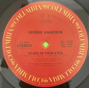 Soul disco record ソウル　ディスコ　レコード　Herbie Hancock Stars In Your Eyes(12) 1980