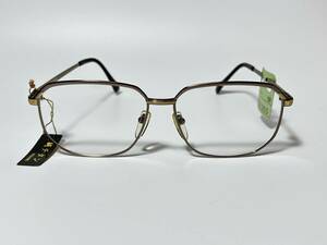  unused VINTAGE[ Saint Road cent load high class ] Gold silver sunglasses glasses Vintage glasses 81