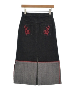 未使用 展示品 VIVIENNE TAM ヴィヴィアンタム 龍 ドラゴン デニム スカート 刺繍 サイズ38