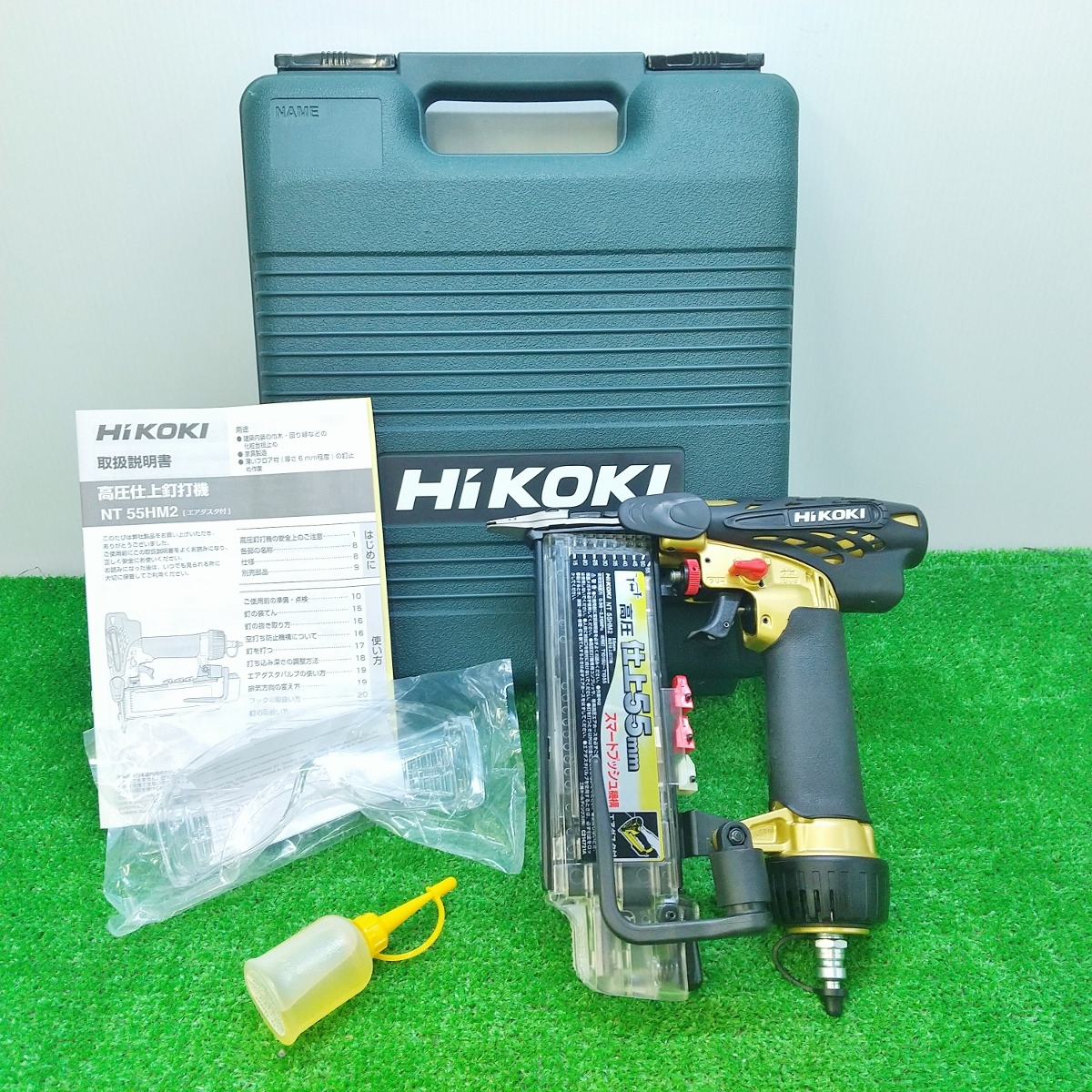 HitachiKoki 日立工機 高圧仕上釘打機 NT55HM☆品☆-